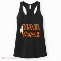 Hail Yeah With Feathers Washington Football Fan Women's Tank Top thumb 0