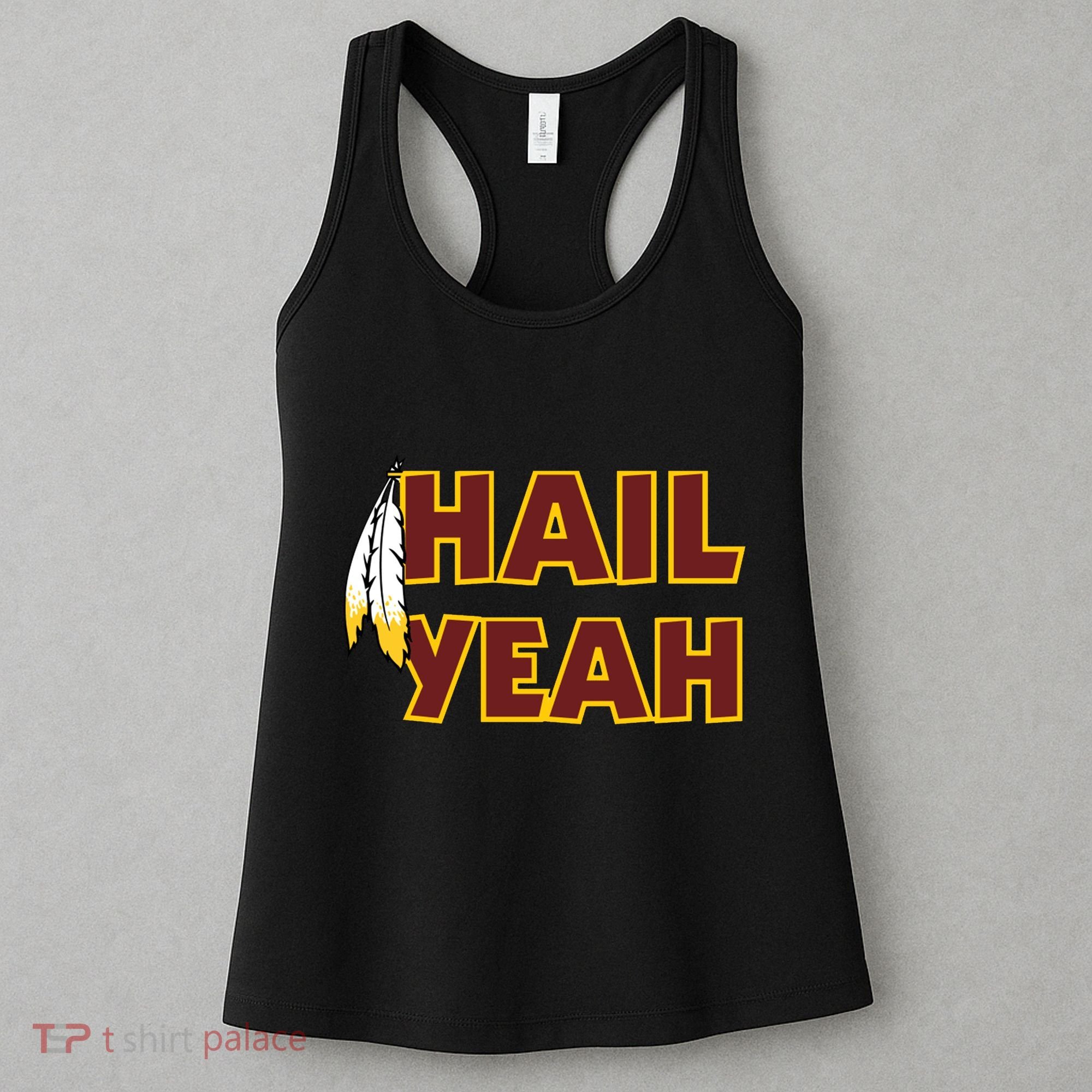 Hail Yeah With Feathers Washington Football Fan Women's Tank Top