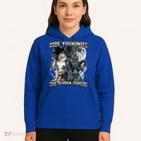 Hide Your Wife The Alpha Is Here Hoodie thumb 5