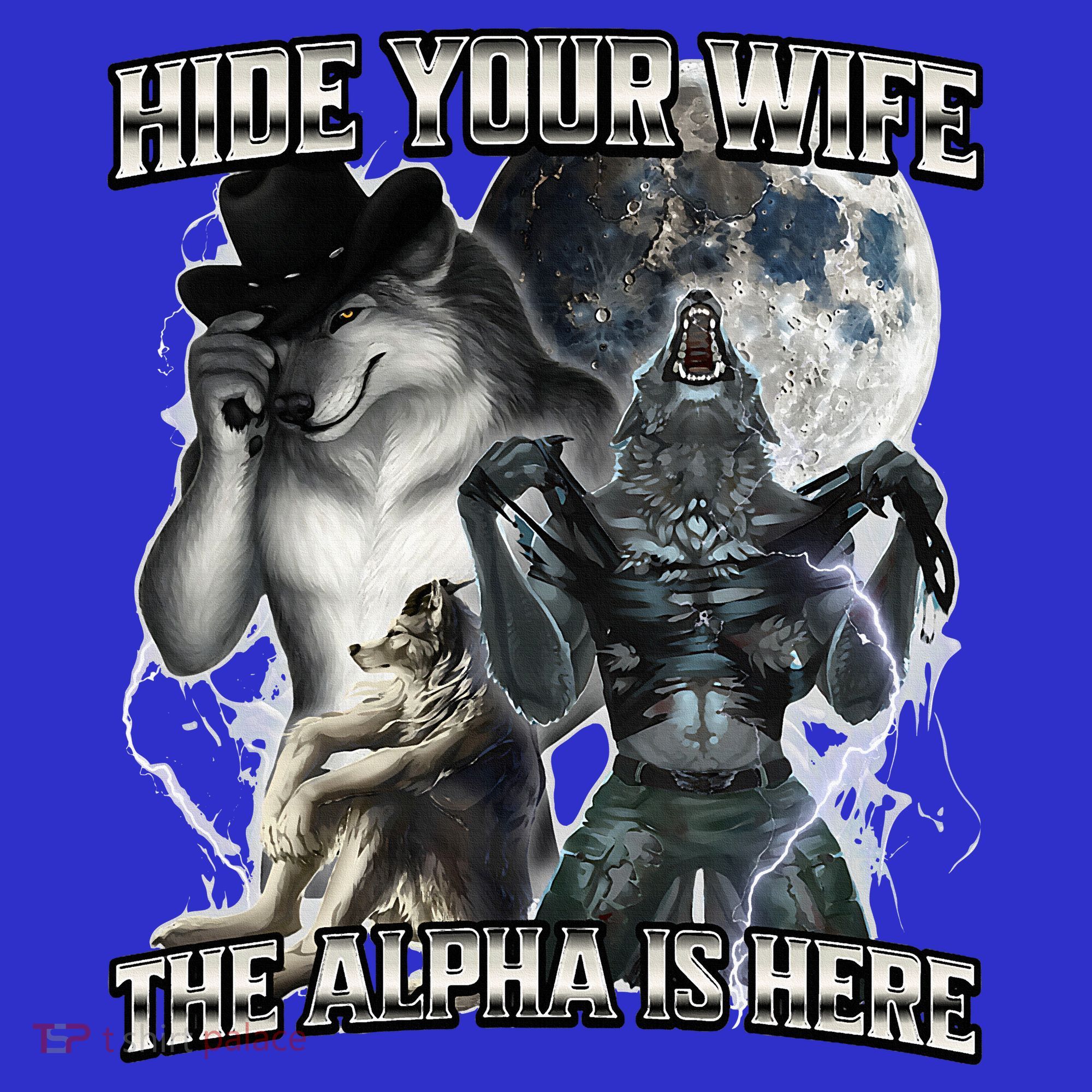 Hide Your Wife The Alpha Is Here Apron