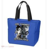 Hide Your Wife The Alpha Is Here Tote Bag thumb 3