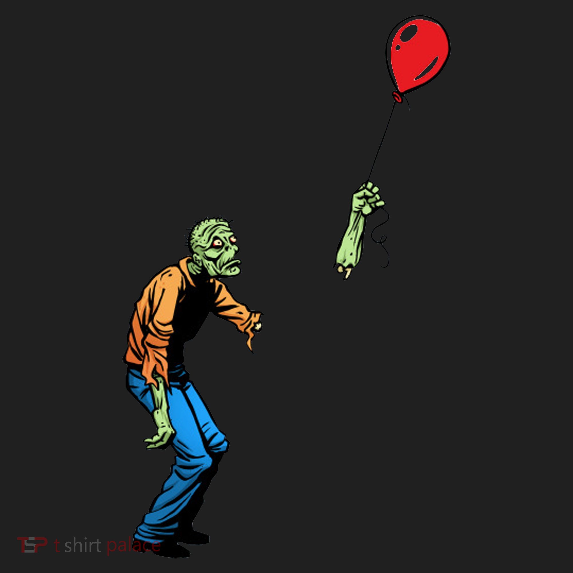 Halloween Zombie Balloon Funny Cut Off Arm Women's Sweatshirt