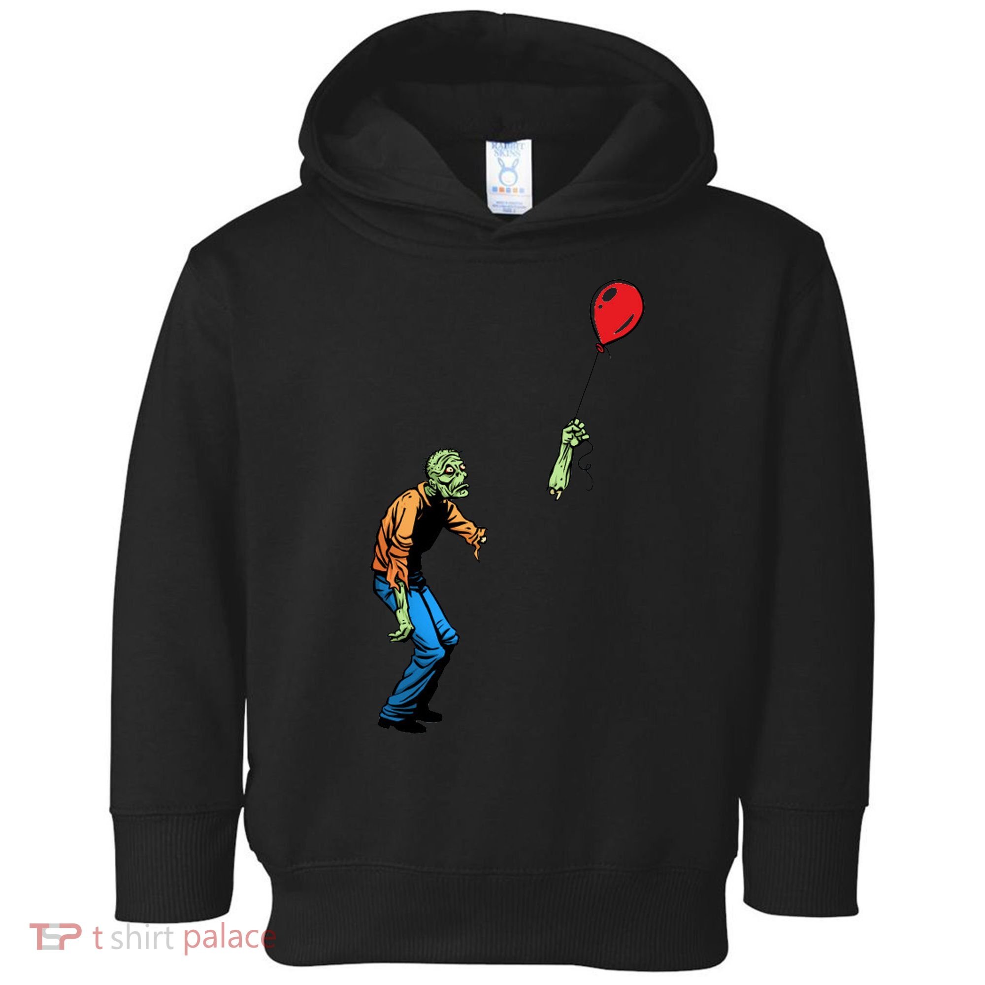 Halloween Zombie Balloon Funny Cut Off Arm Toddler Hoodie