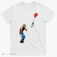 Halloween Zombie Balloon Funny Cut Off Arm T-Shirt thumb 0
