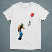 Halloween Zombie Balloon Funny Cut Off Arm T-Shirt thumb 5