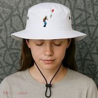 Halloween Zombie Balloon Funny Cut Off Arm Bucket Hat thumb 3