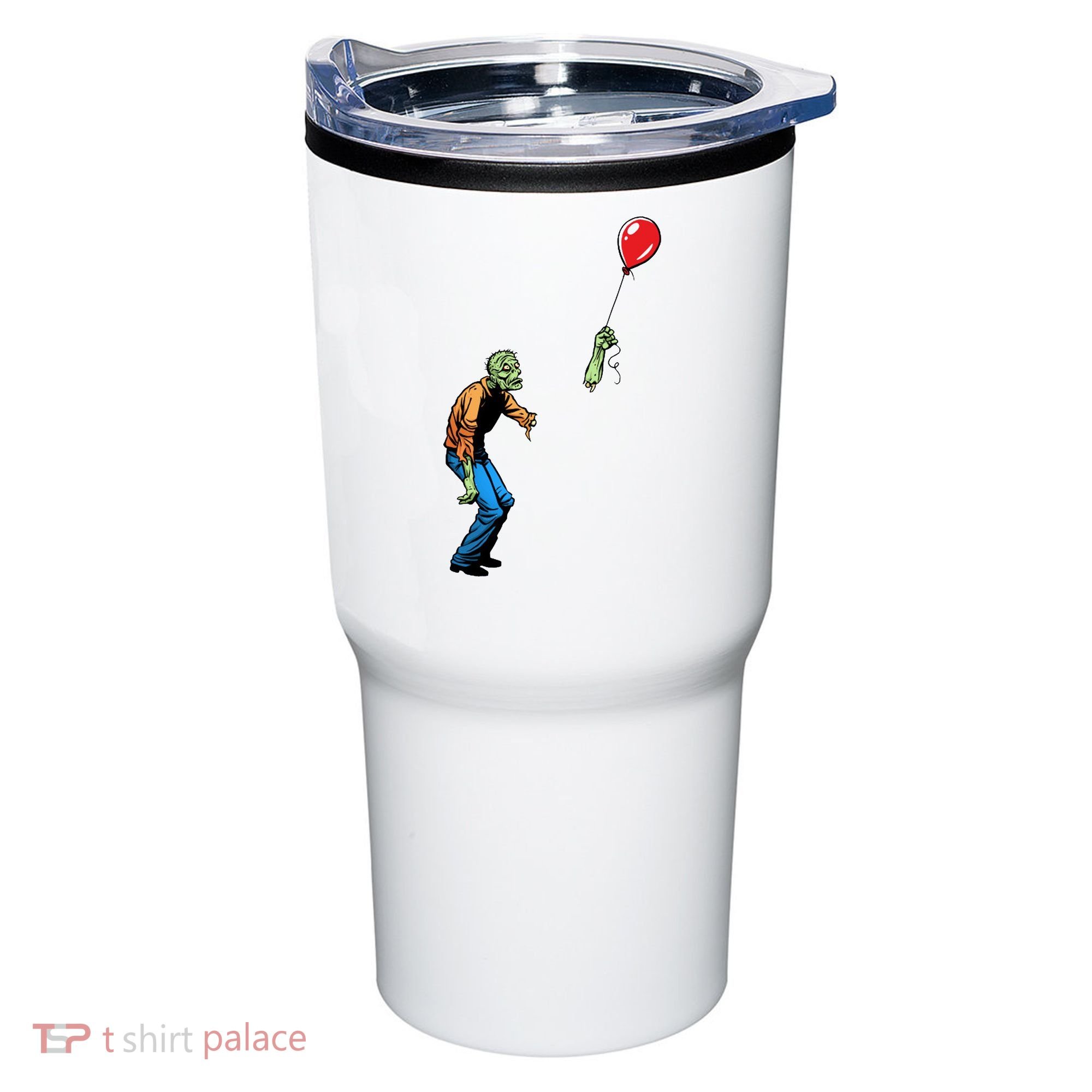 Halloween Zombie Balloon Funny Cut Off Arm Tumbler