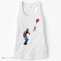 Halloween Zombie Balloon Funny Cut Off Arm Women's Tank Top thumb 0