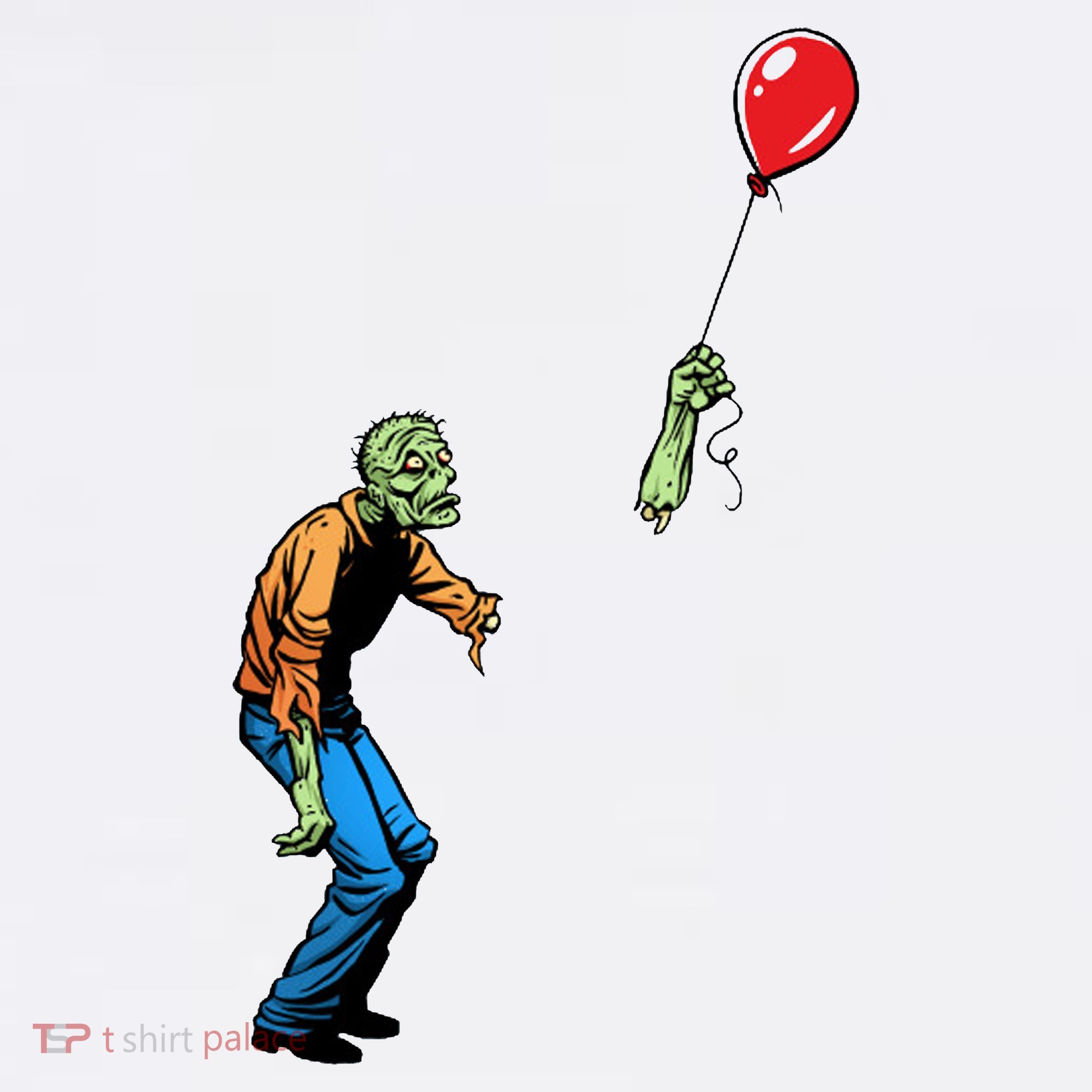 Halloween Zombie Balloon Funny Cut Off Arm Women's Tank Top