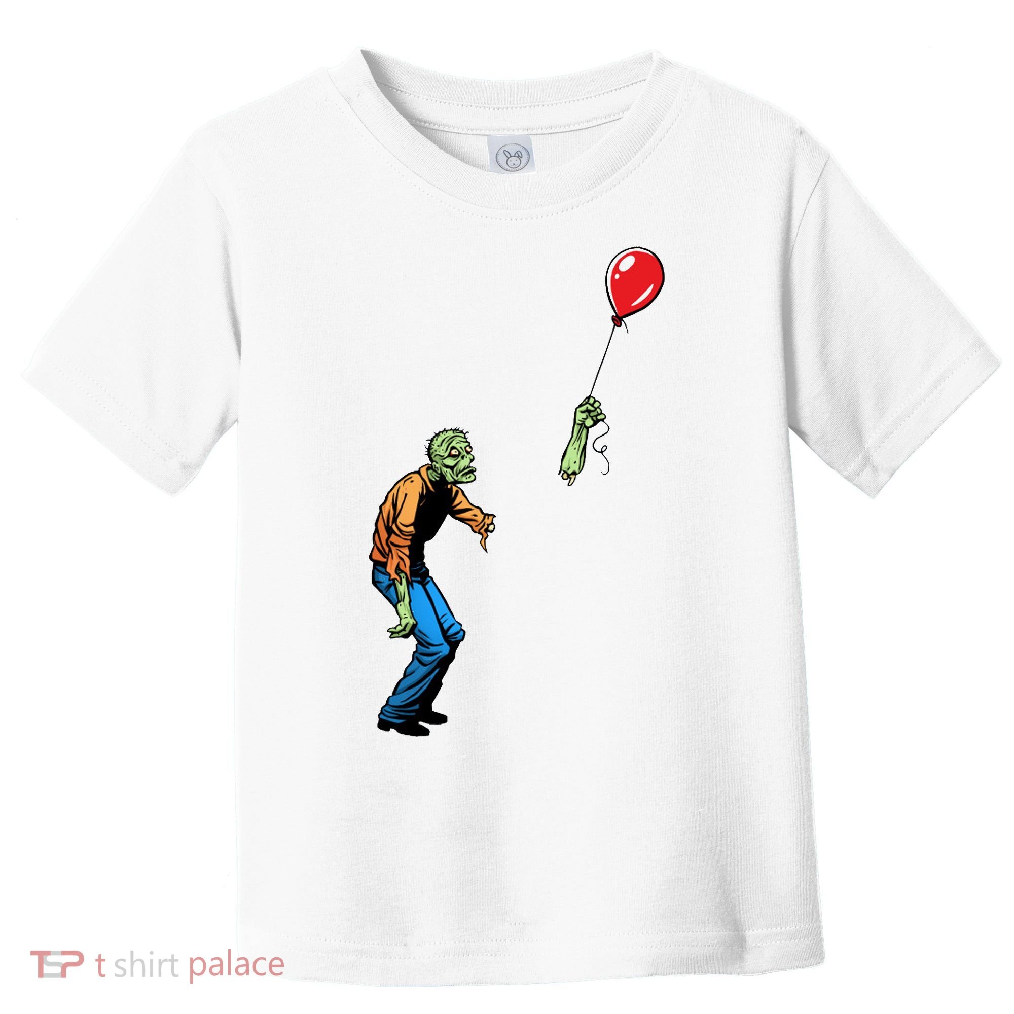 Halloween Zombie Balloon Funny Cut Off Arm Toddler T-Shirt