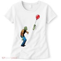 Halloween Zombie Balloon Funny Cut Off Arm Women's T-Shirt thumb 0