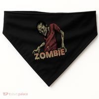 Horror Zombie Halloween USA-Made Doggie Bandana thumb 0