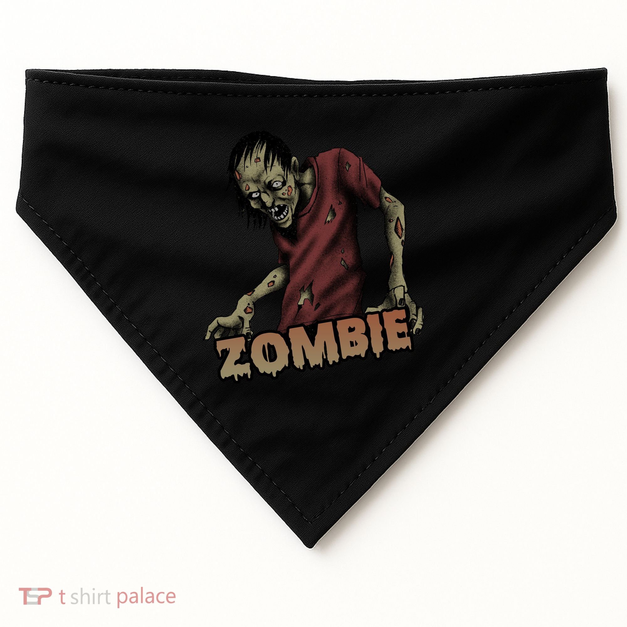 Horror Zombie Halloween USA-Made Doggie Bandana