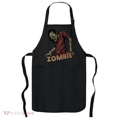 Horror Zombie Halloween Apron
