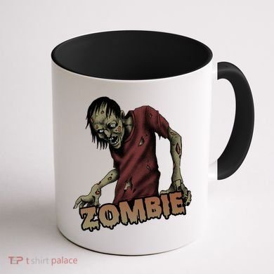 Horror Zombie Halloween Coffee Mug back