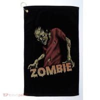 Horror Zombie Halloween Golf Towel thumb 0