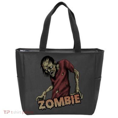 Horror Zombie Halloween Tote Bag