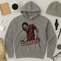 Horror Zombie Halloween Hoodie thumb 3