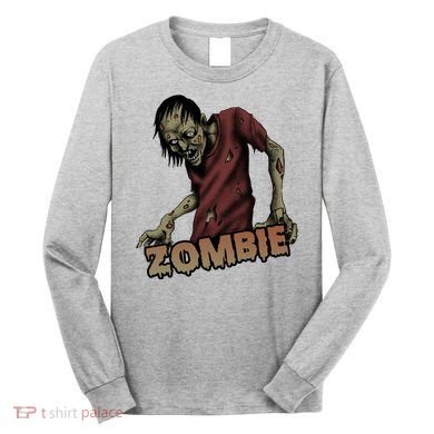 Horror Zombie Halloween Long Sleeve Shirt