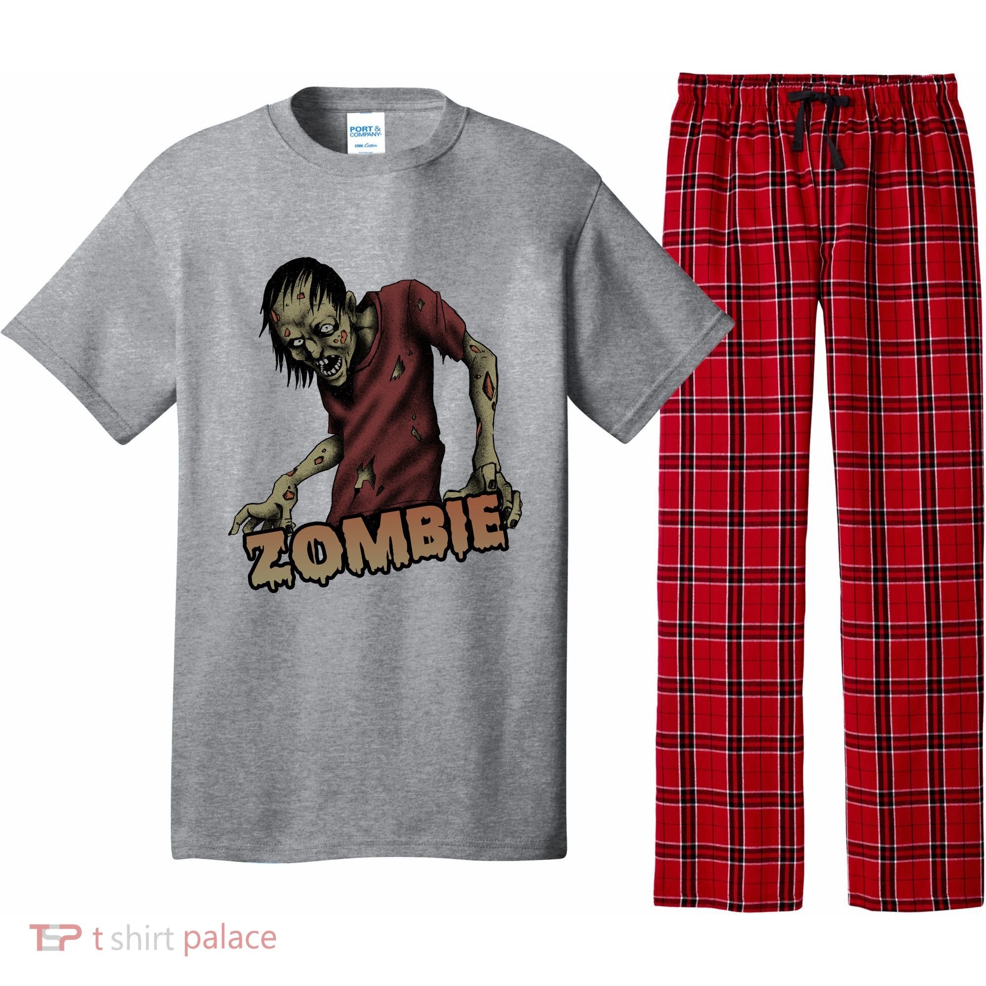 Horror Zombie Halloween Pajama Set