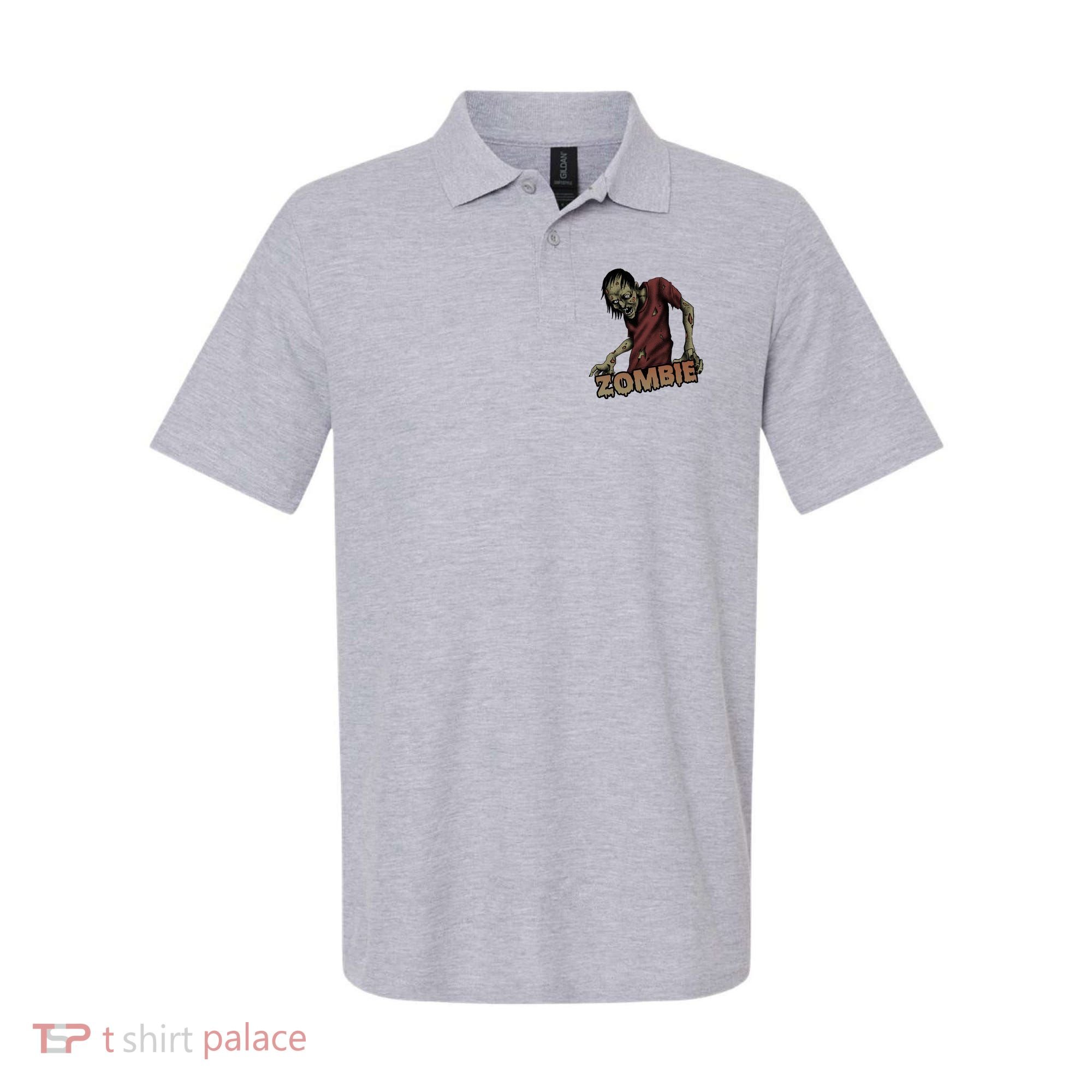 Horror Zombie Halloween Polo