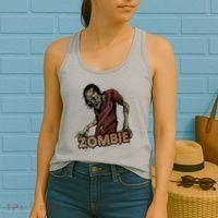 Horror Zombie Halloween Women's Tank Top thumb 2