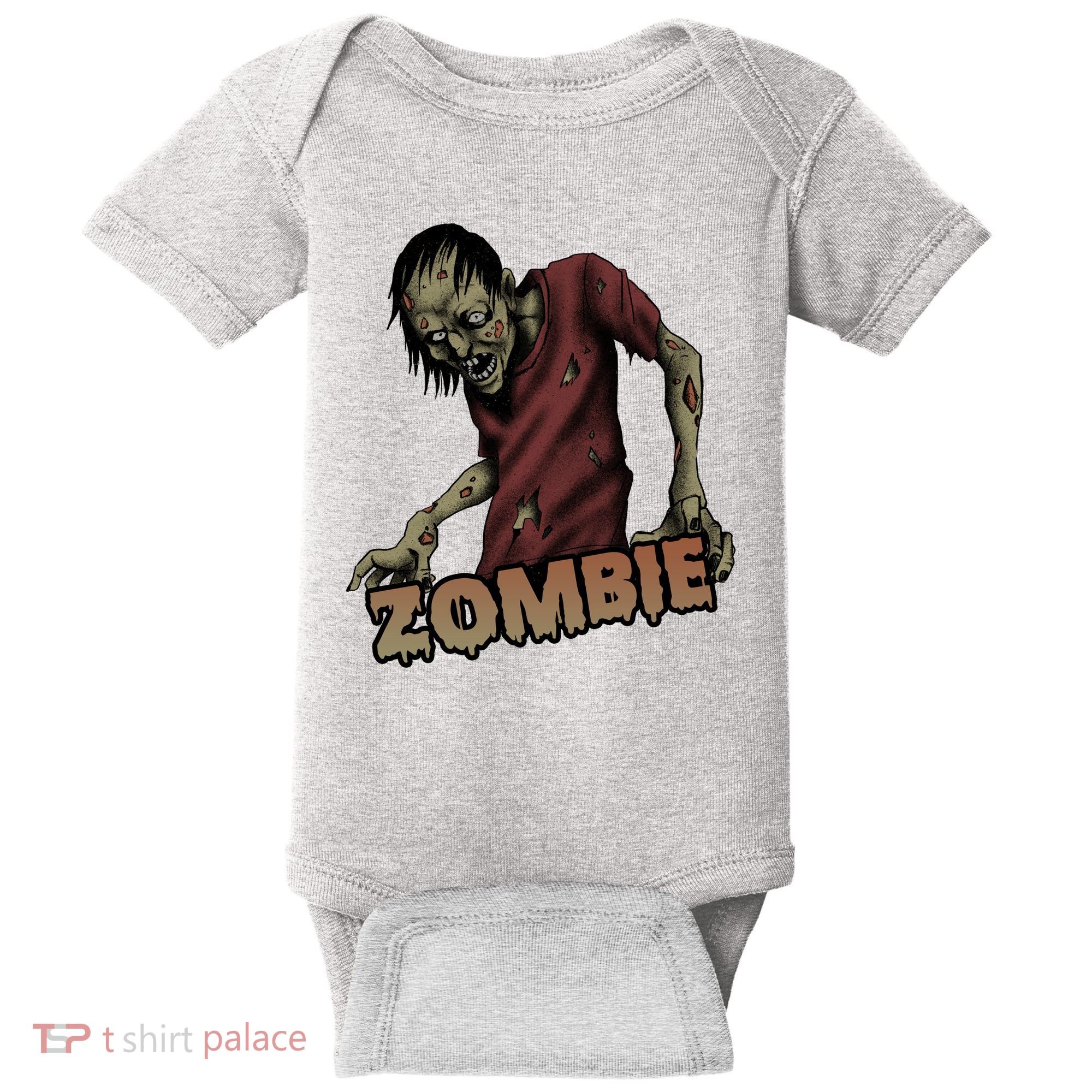 Horror Zombie Halloween Baby Bodysuit