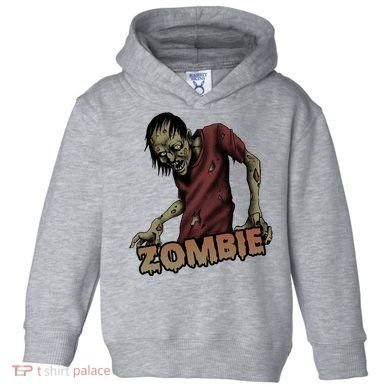 Horror Zombie Halloween Toddler Hoodie