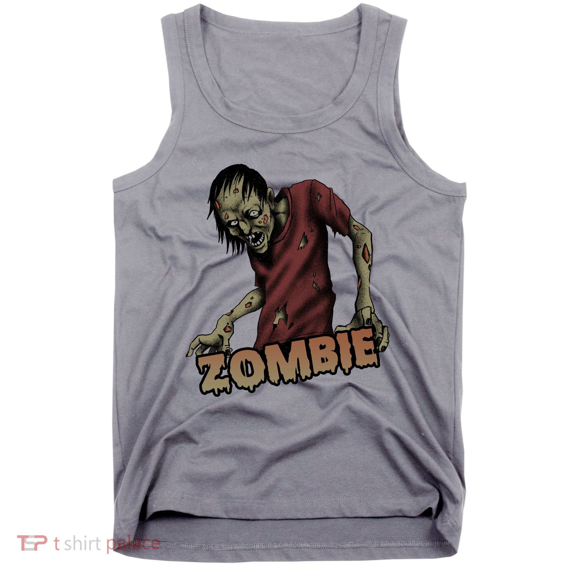 Horror Zombie Halloween Tank Top