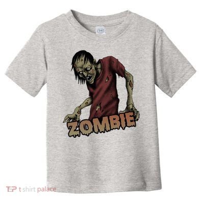 Horror Zombie Halloween Toddler T-Shirt