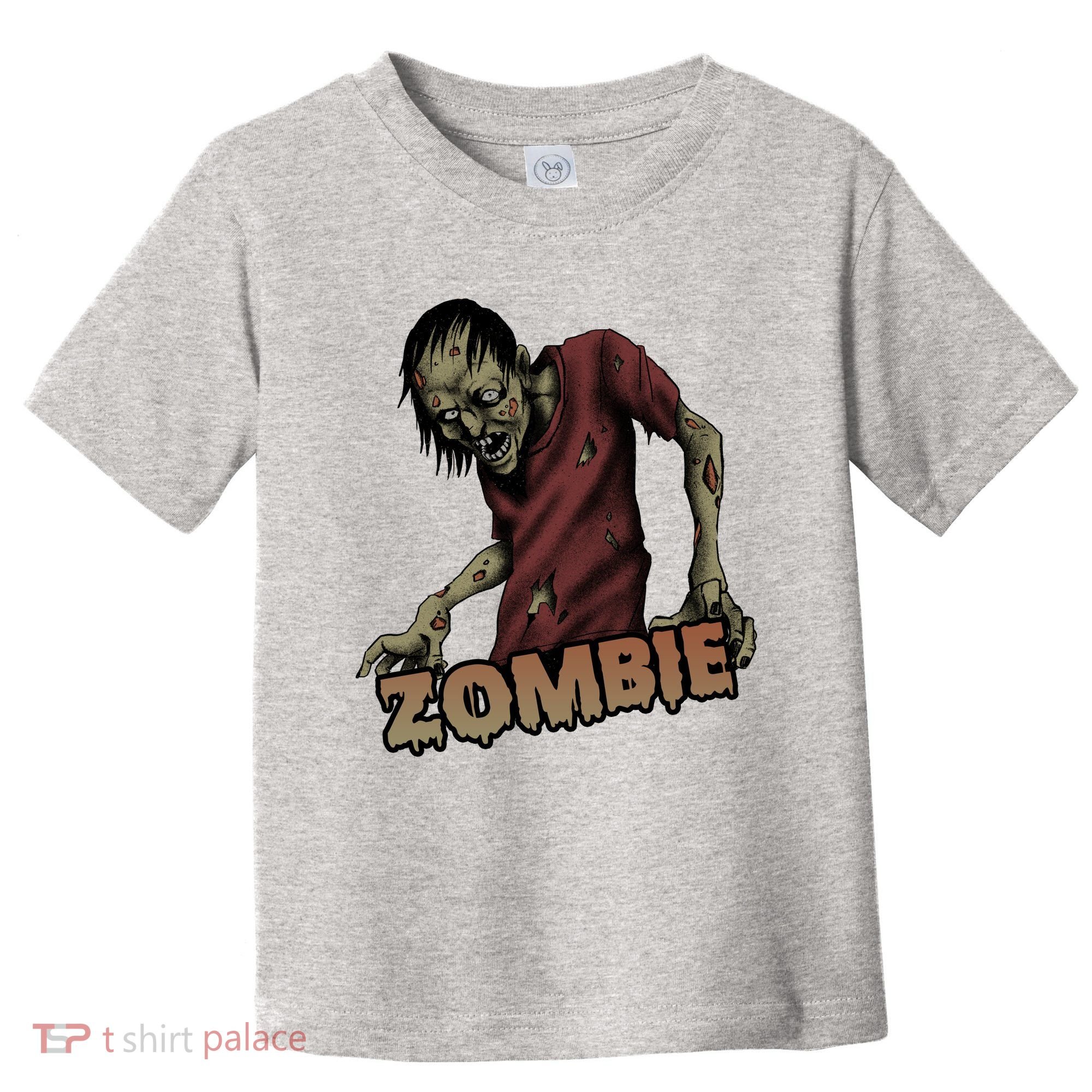 Horror Zombie Halloween Toddler T-Shirt