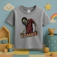 Horror Zombie Halloween Toddler T-Shirt thumb 3