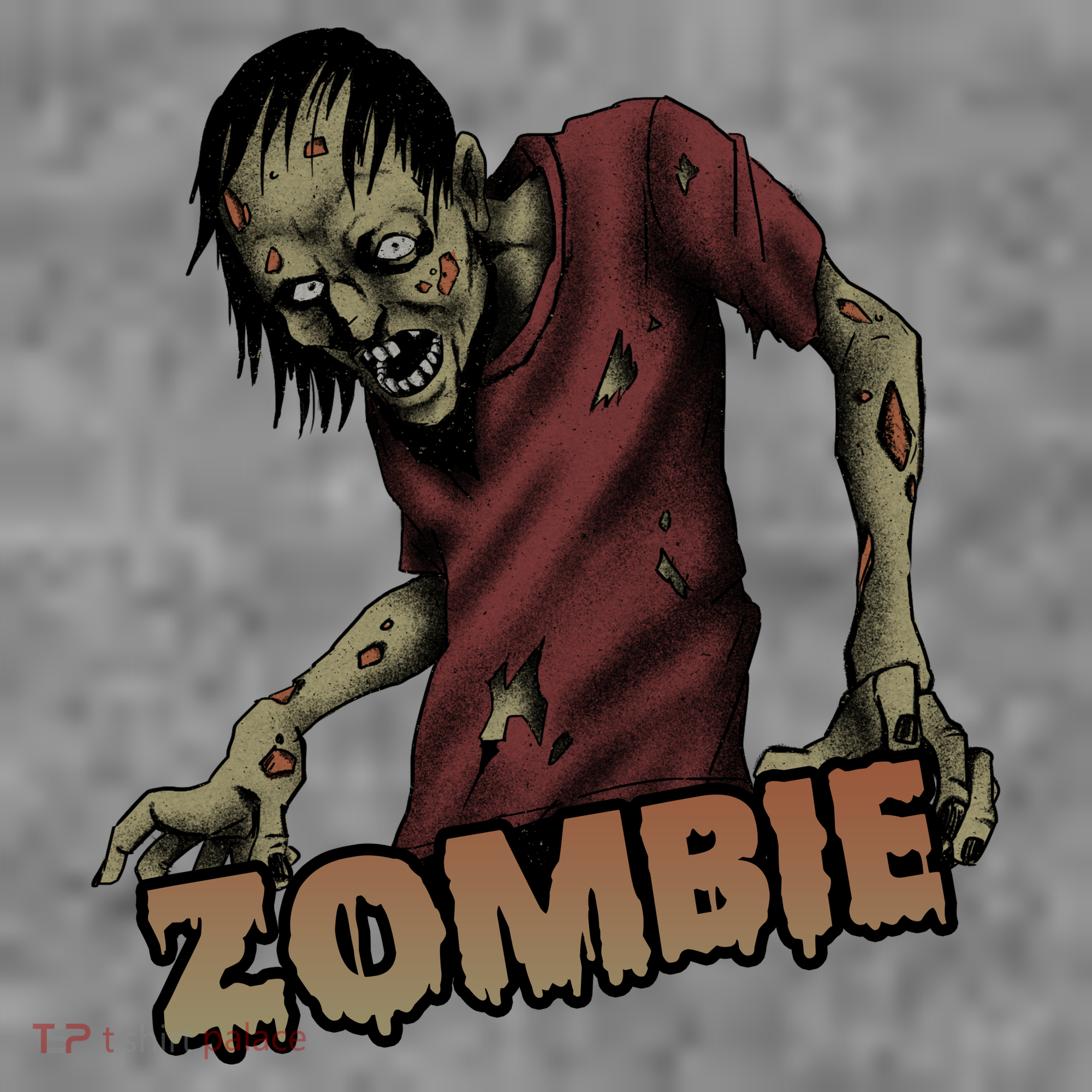 Horror Zombie Halloween Women's Long Sleeve Shirt