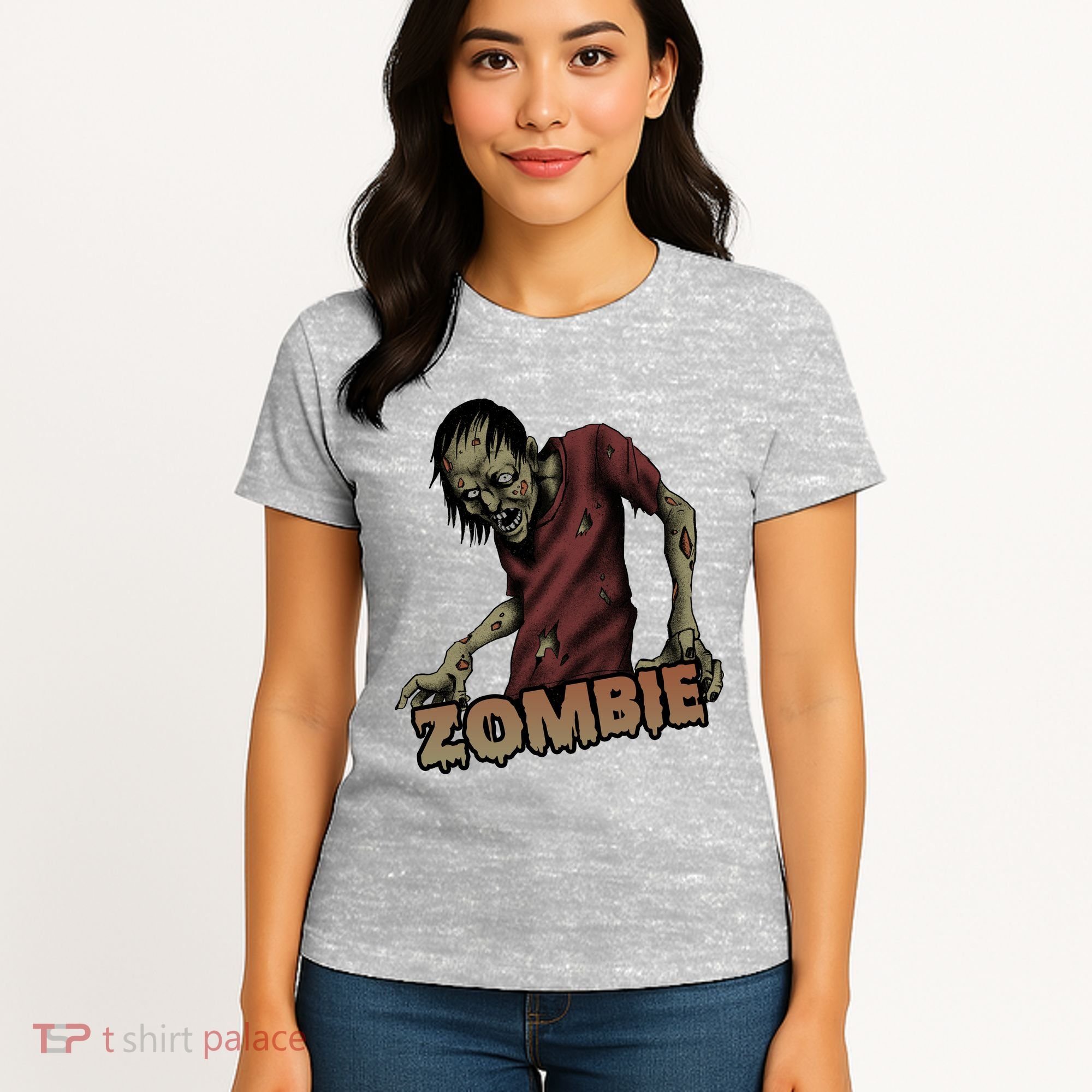 Horror Zombie Halloween Women's T-Shirt