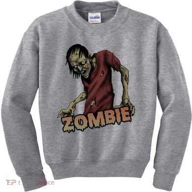 Horror Zombie Halloween Kids Sweatshirt