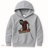 Horror Zombie Halloween Kids Hoodie thumb 0