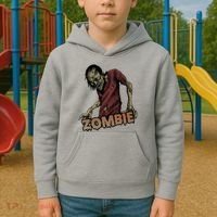 Horror Zombie Halloween Kids Hoodie thumb 2