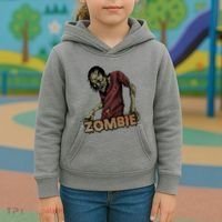 Horror Zombie Halloween Kids Hoodie thumb 3