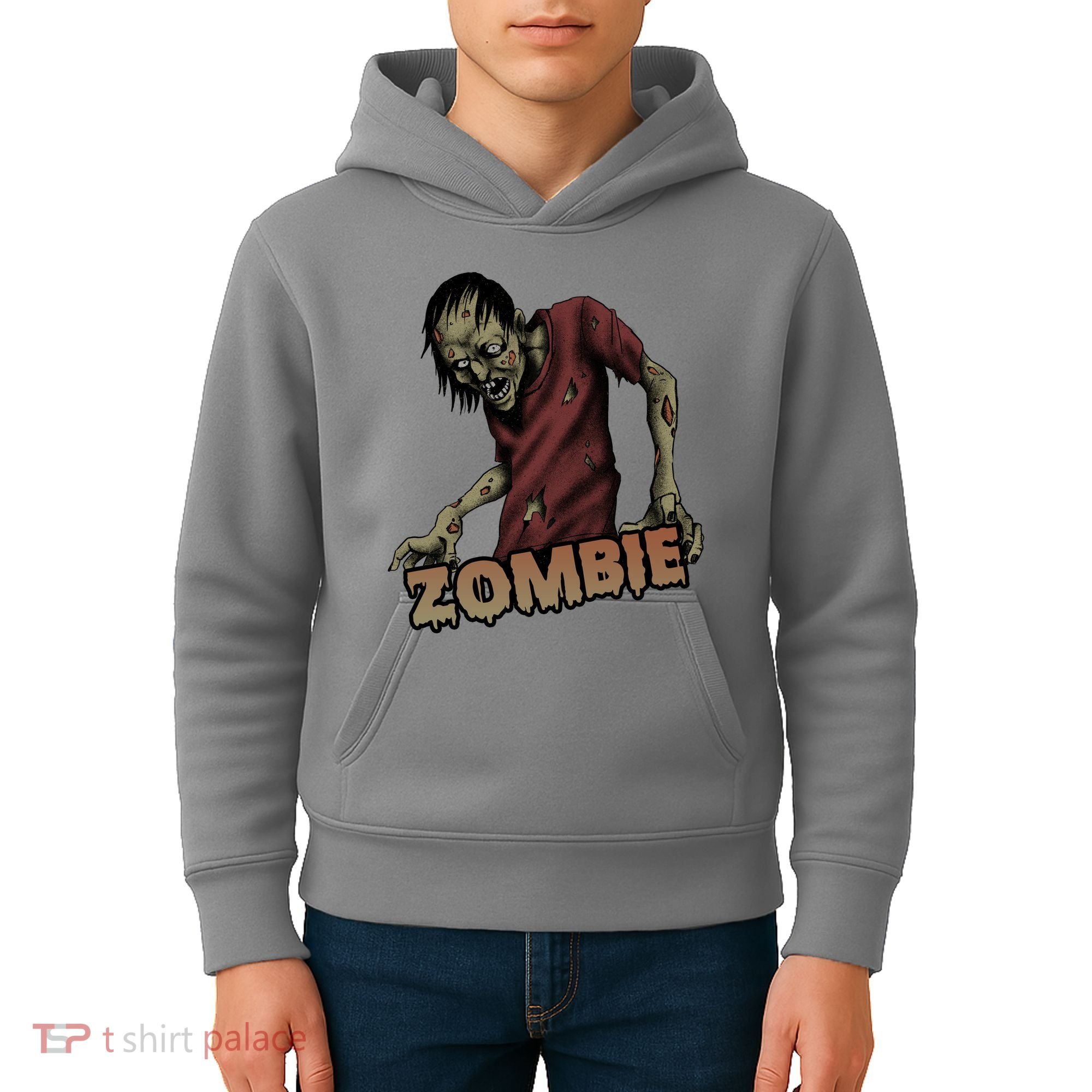 Horror Zombie Halloween Kids Hoodie