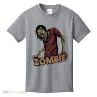 Horror Zombie Halloween Kids T-Shirt thumb 0