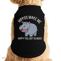 Hippopotamus Zookeeper Hippotology Hippo Lover Doggie Tank thumb 0