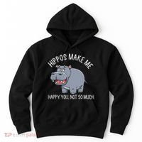 Hippopotamus Zookeeper Hippotology Hippo Lover Hoodie thumb 0