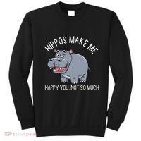Hippopotamus Zookeeper Hippotology Hippo Lover Sweatshirt thumb 0