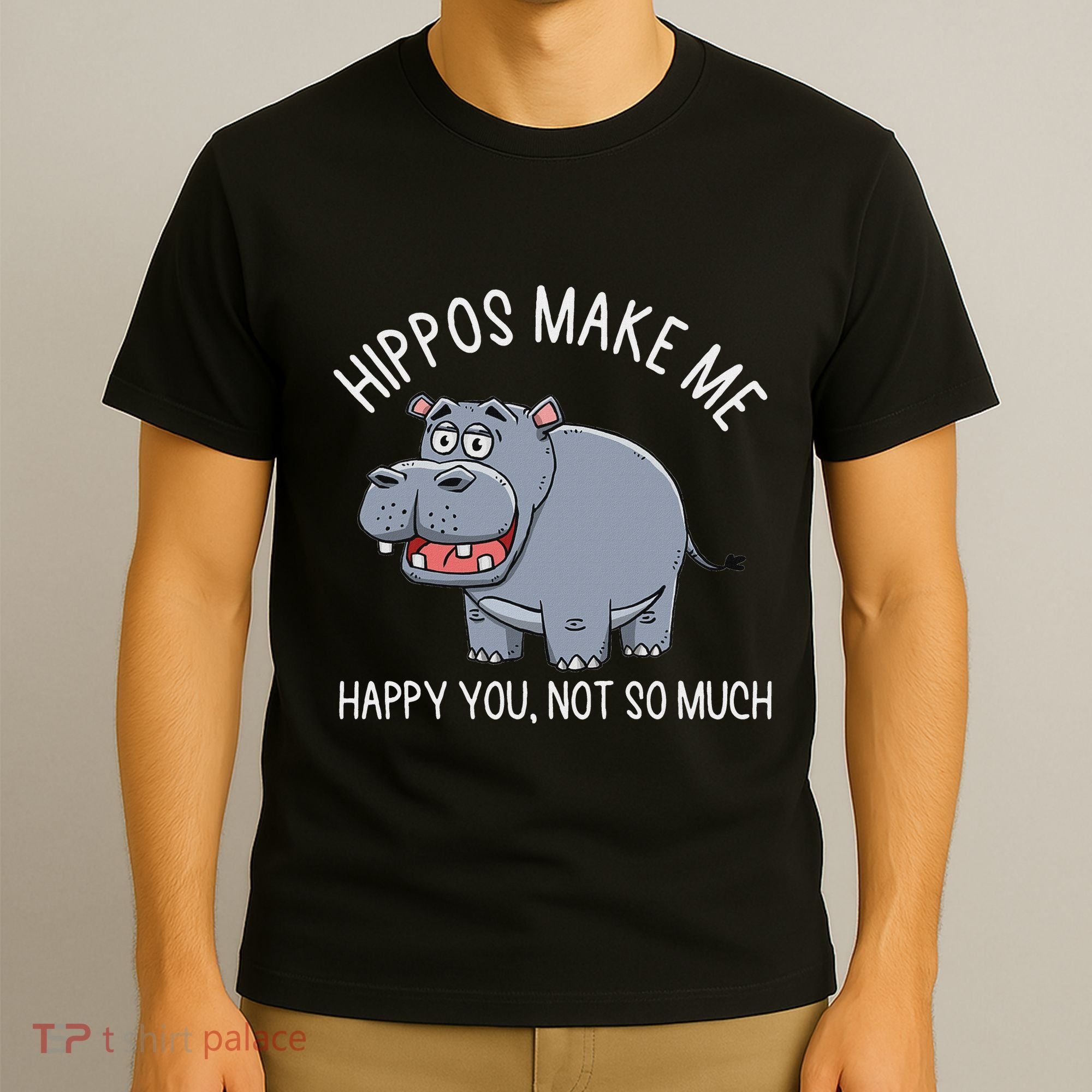 Hippopotamus Zookeeper Hippotology Hippo Lover T-Shirt