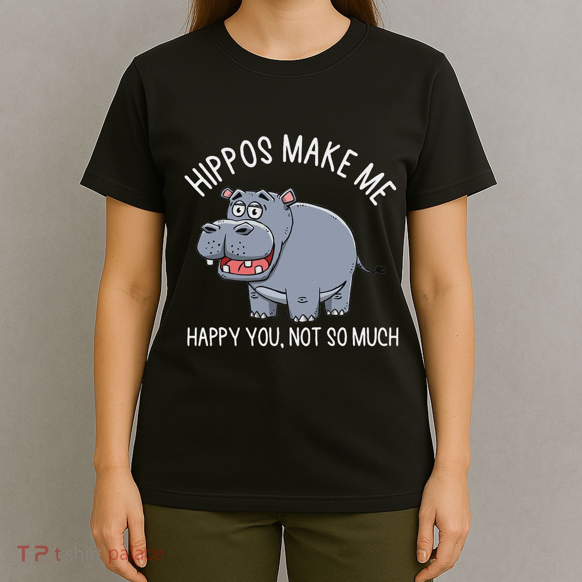 Hippopotamus Zookeeper Hippotology Hippo Lover T-Shirt