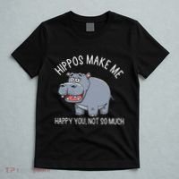 Hippopotamus Zookeeper Hippotology Hippo Lover T-Shirt thumb 5