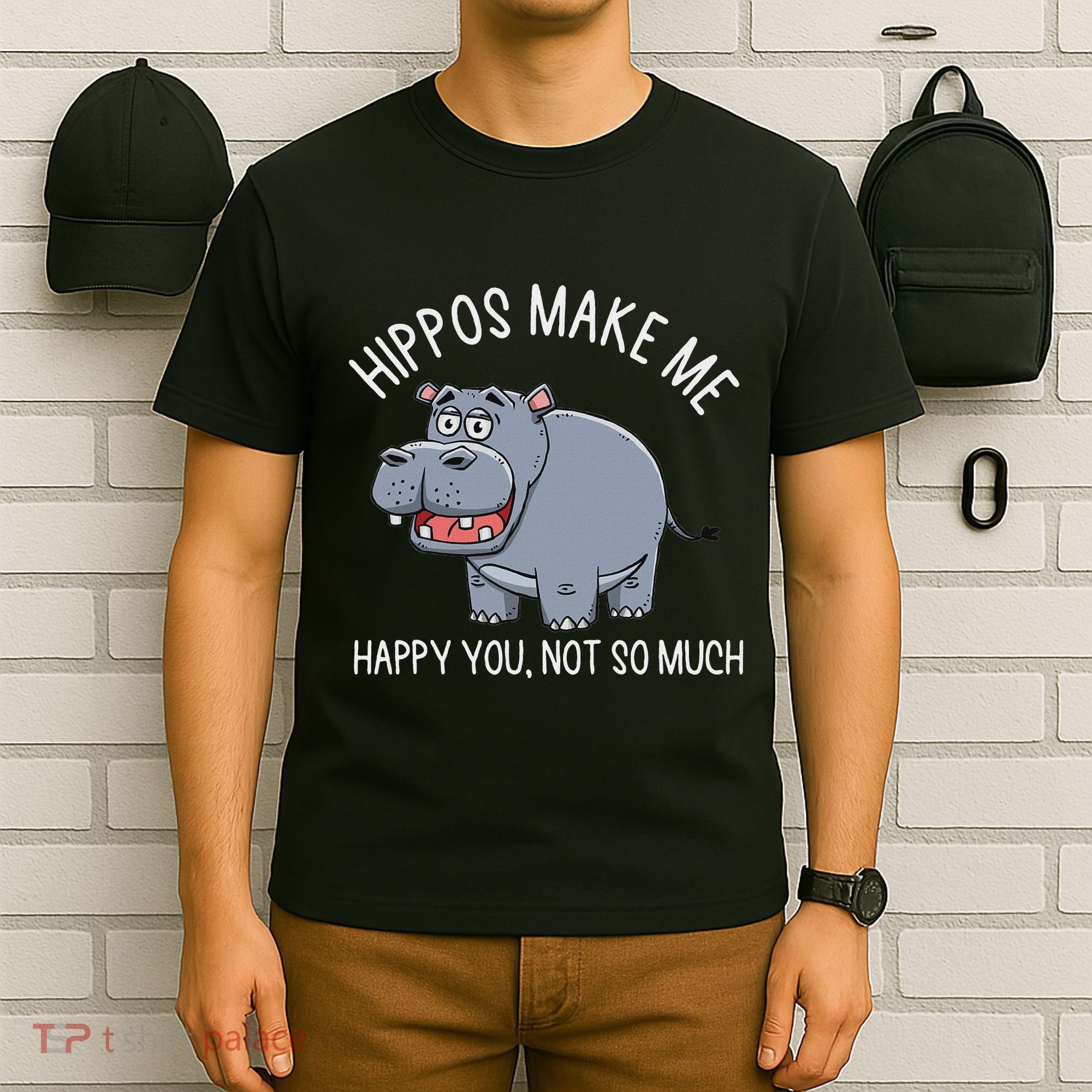 Hippopotamus Zookeeper Hippotology Hippo Lover T-Shirt