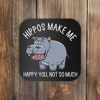 Hippopotamus Zookeeper Hippotology Hippo Lover Coaster