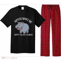Hippopotamus Zookeeper Hippotology Hippo Lover Pajama Set thumb 0