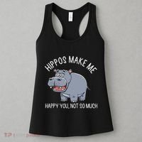 Hippopotamus Zookeeper Hippotology Hippo Lover Women's Tank Top thumb 3